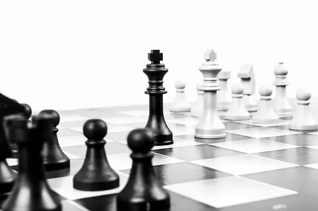 chess pieces on a chess board to show that a leader must be forward-thinking
