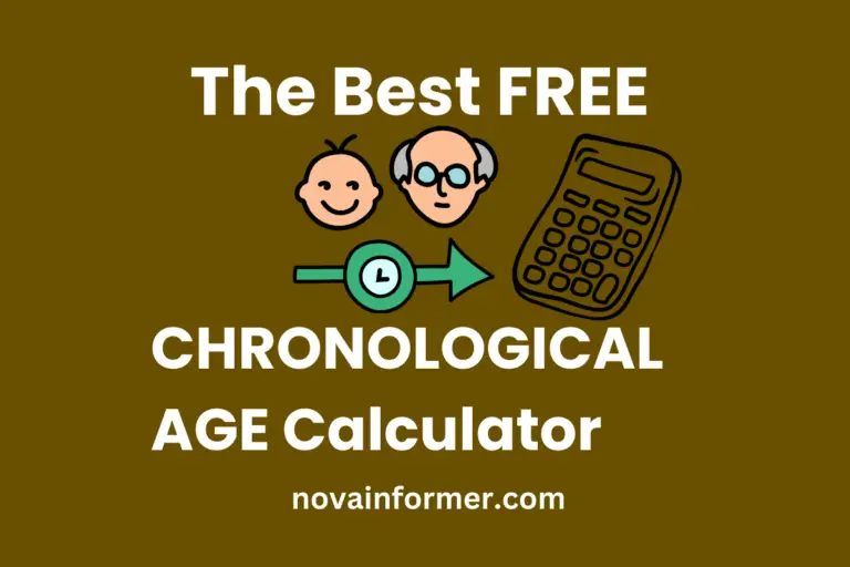 the best free Chronological Age calculator