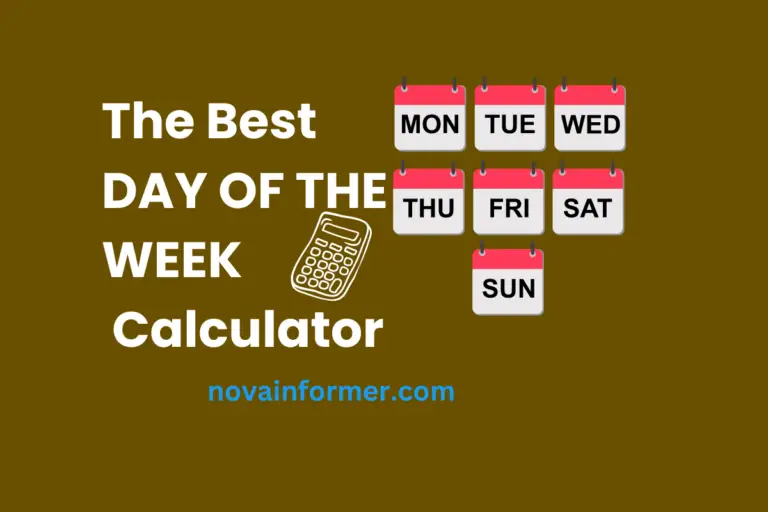 the best free Day of the week calculator