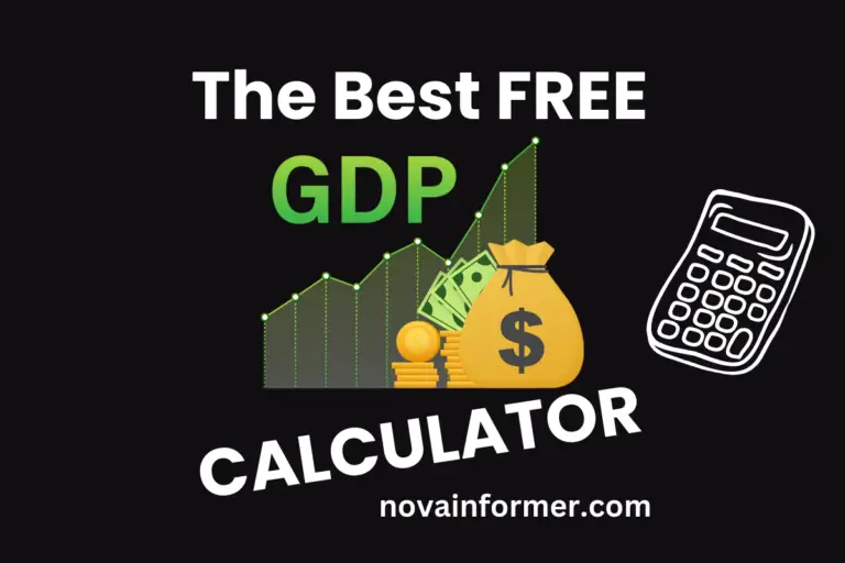 The Best Free GDP Calculator in 2024