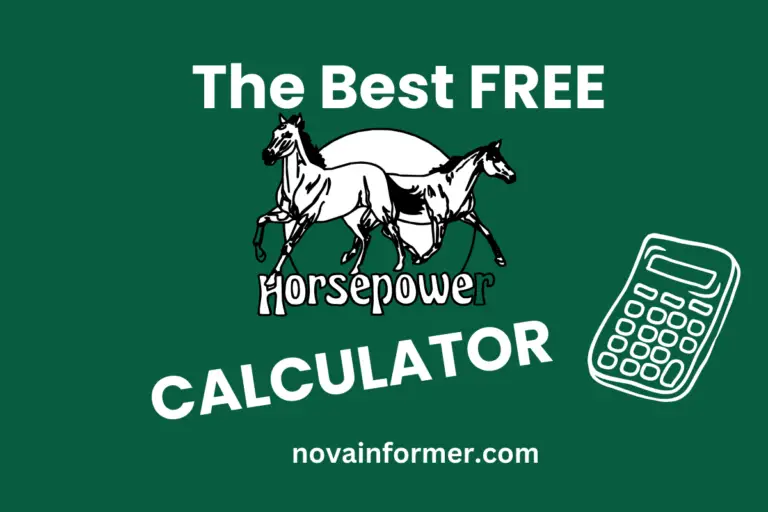 The Best Free Horsepower Calculator in 2024