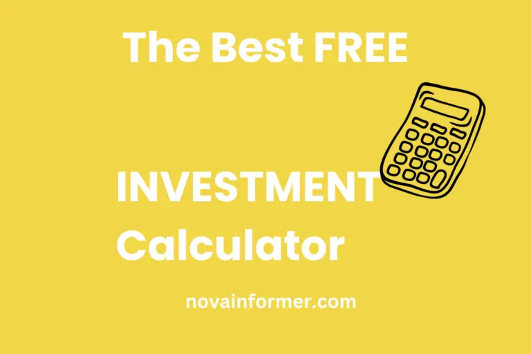 The Best Investment Calculator in 2024