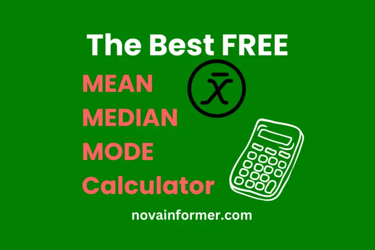 The Best Free Mean Median Mode Calculator in