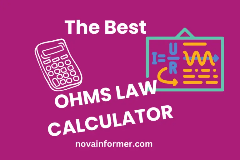 the best free ohms law calculator