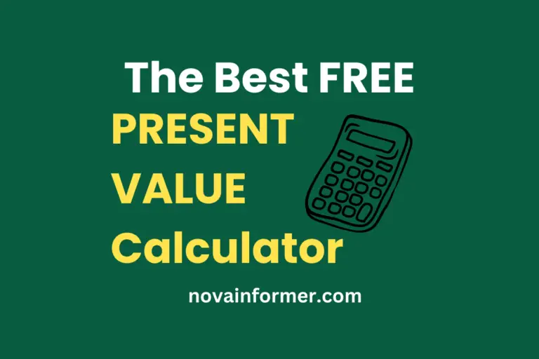 The Best Present Value Calculator in 2024