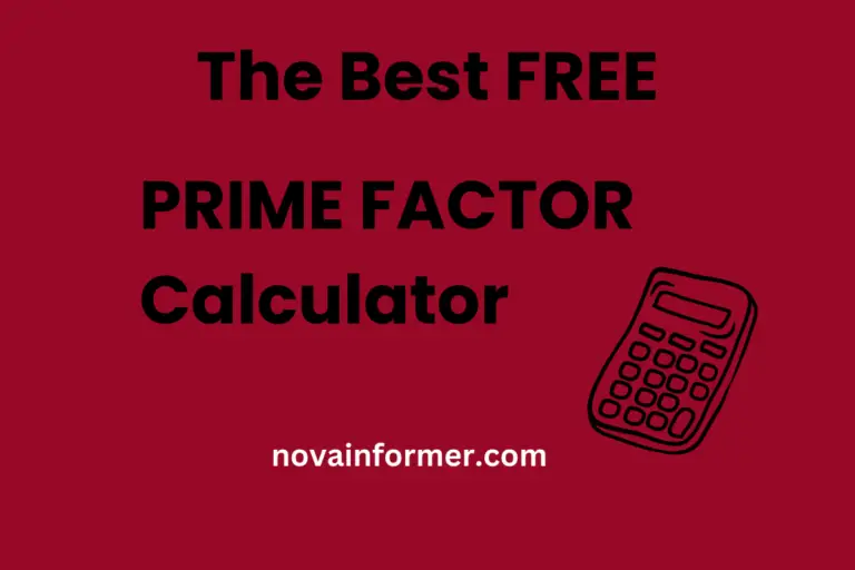 the best free prime factor calculator