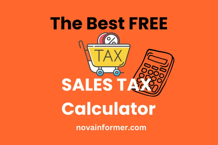 the best free sales tax calculator