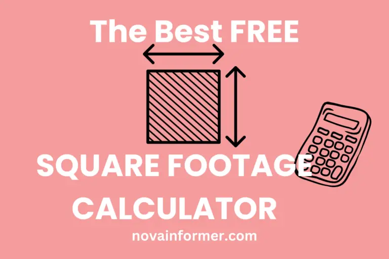 the best free Square footage calculator