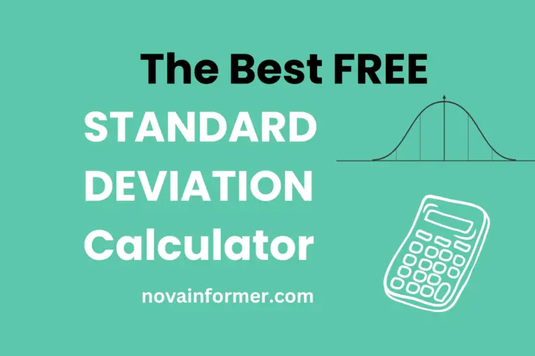 The Best Free Standard Deviation Calculator in 2024