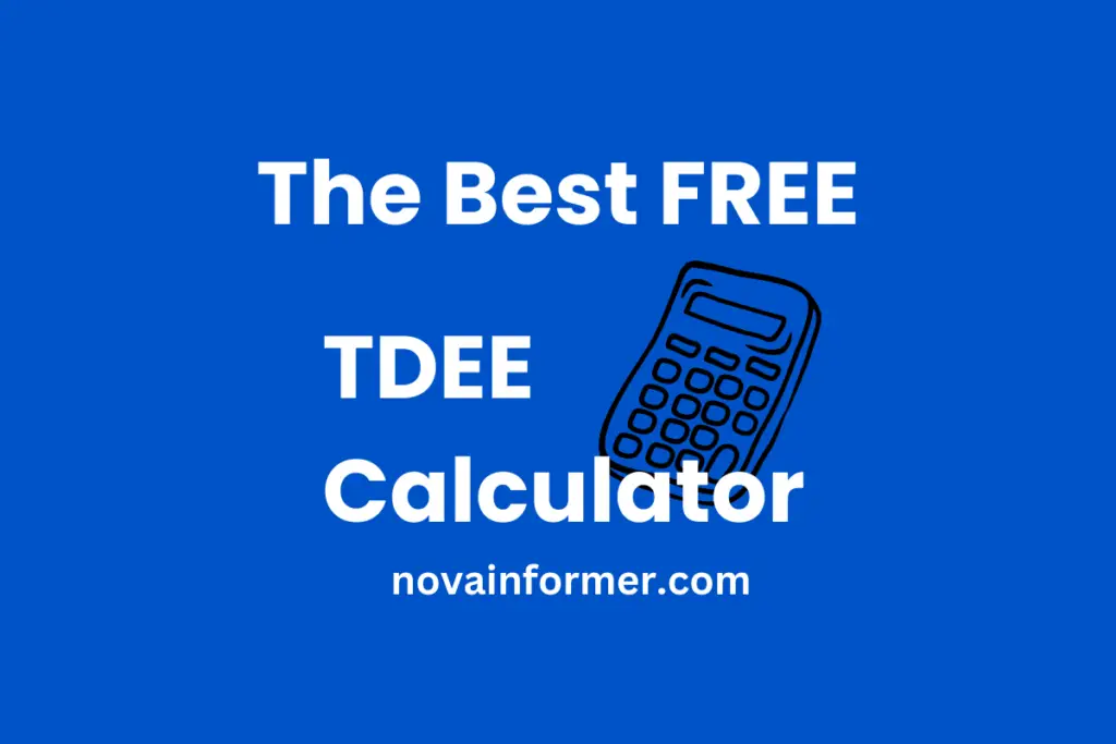 the best free TDEE calculator