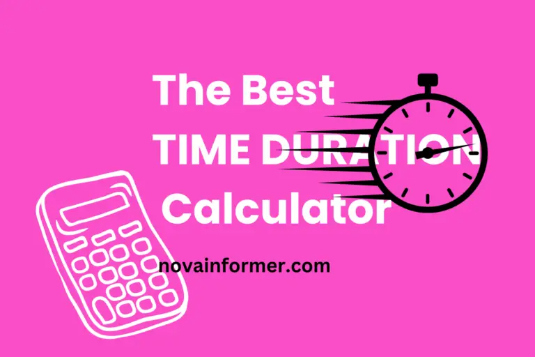 The Best Time Duration Calculator in 2024
