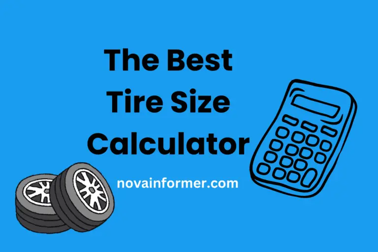 The Best Tire Size Calculator in 2024