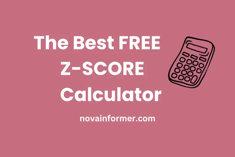 The Best Free Z-score Calculator in 2024