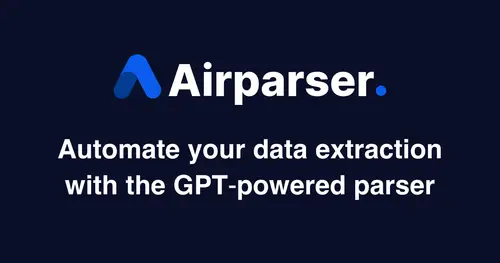 Airparser homepage