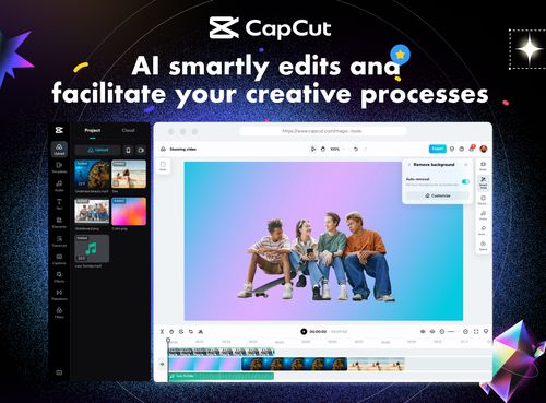 CapCut homepage