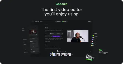 Capsule ai homepage