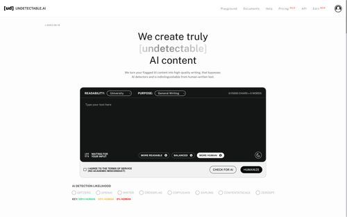 Undetectable ai tool for ai Detection