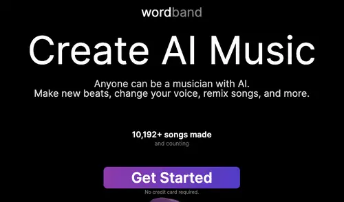 wordband homepage