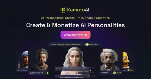 Kamoto.ai homepage