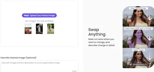 Swap Anything homepage