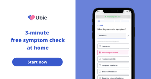 Ubie homepage