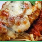 20-Minute Healthy Chicken Parmesan in a white plate