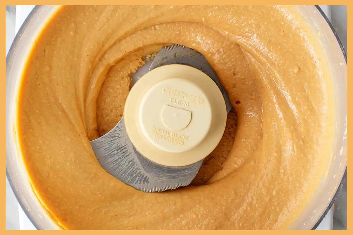 A picture of 5-Minute Homemade Peanut Butter in a blender.