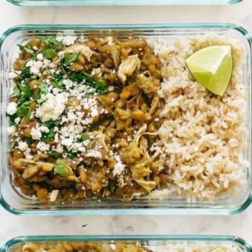 Cilantro Lime Chicken and Lentils