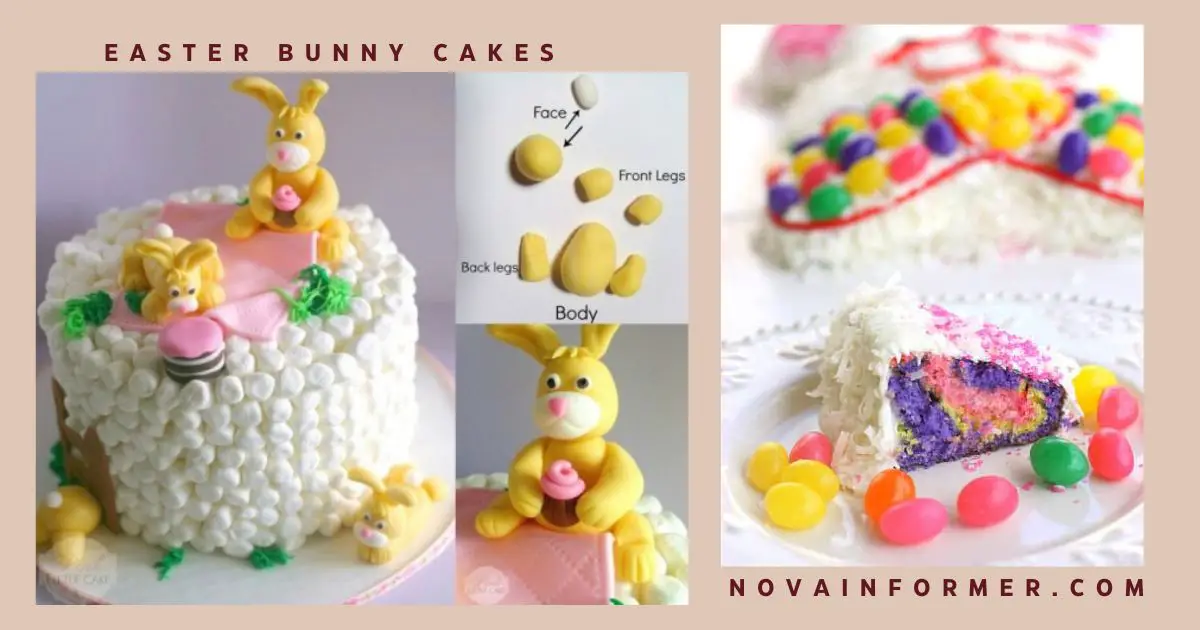Easter bunny cakes