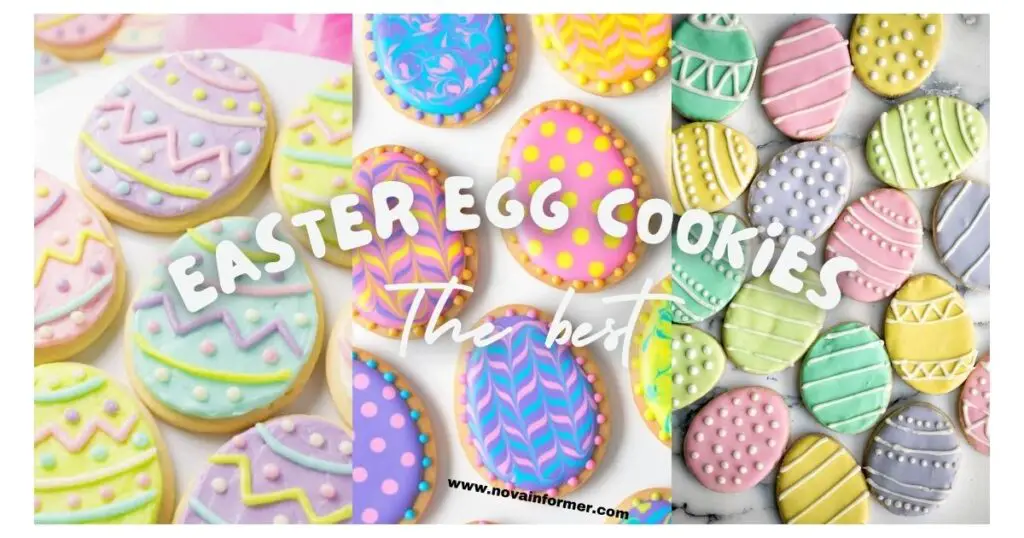 Easter egg cookies