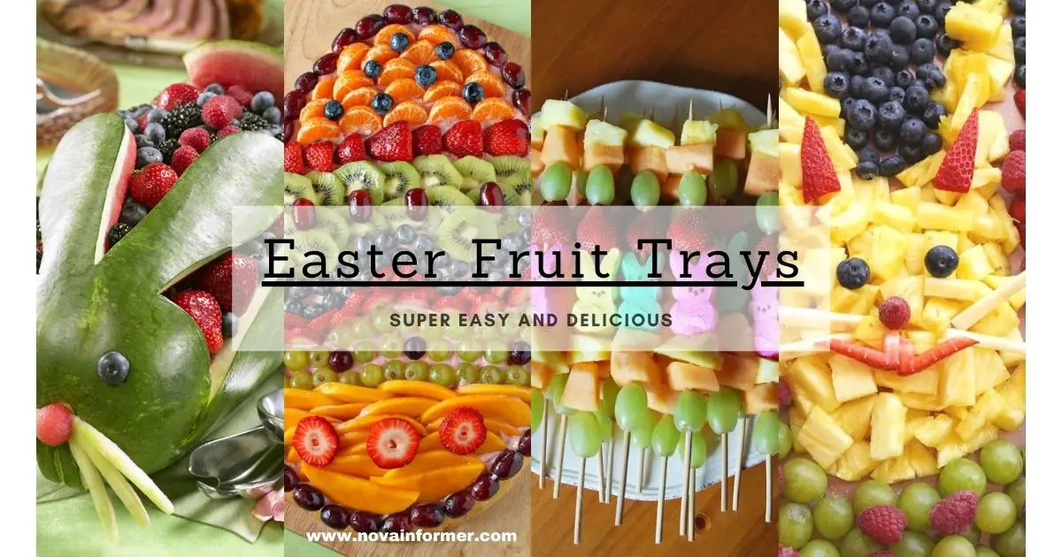 Easter fruit trays