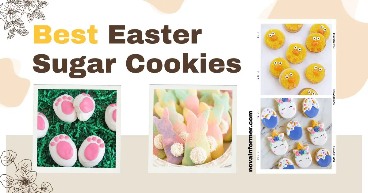 Easter sugar cookies