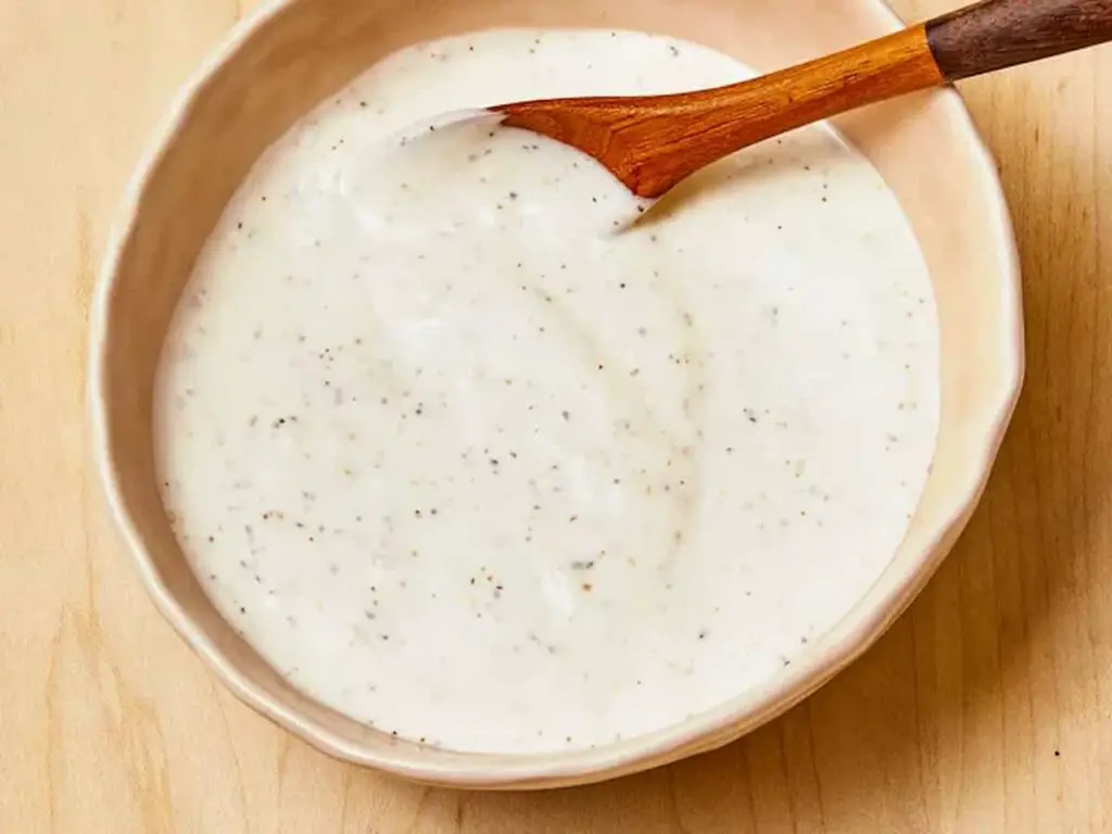 Garlic Aioli in a bowl