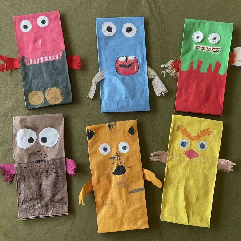 Paper Bag Puppet Show