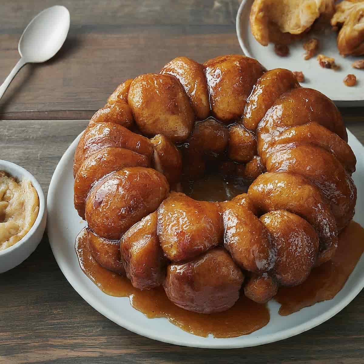 A picture of banana monkey bread