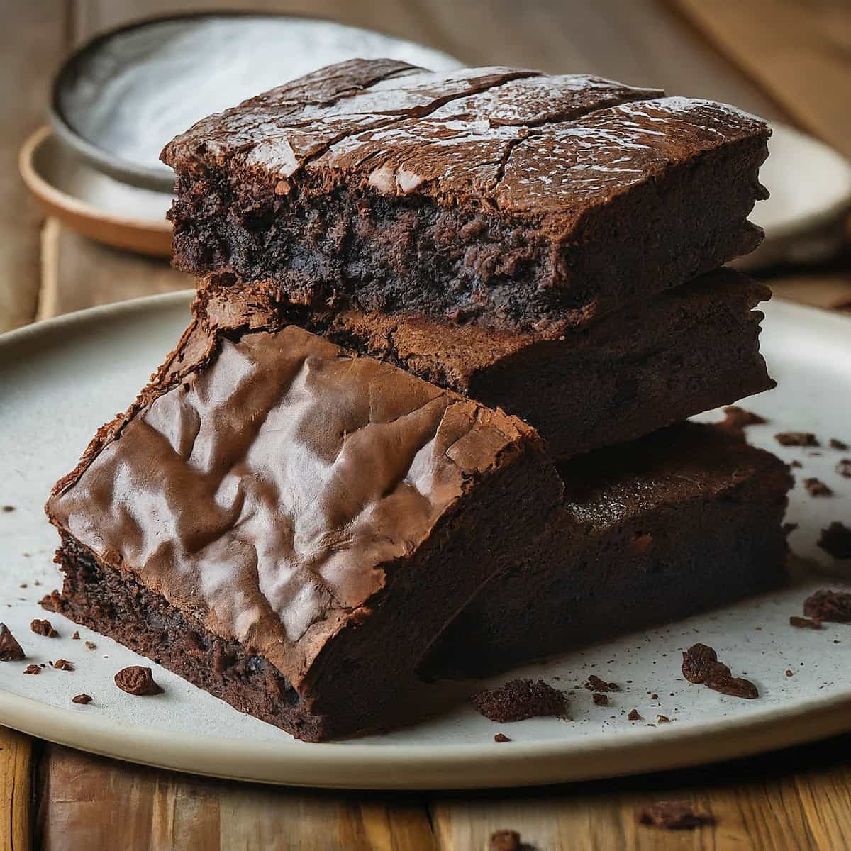 a picture of brownies on a plate