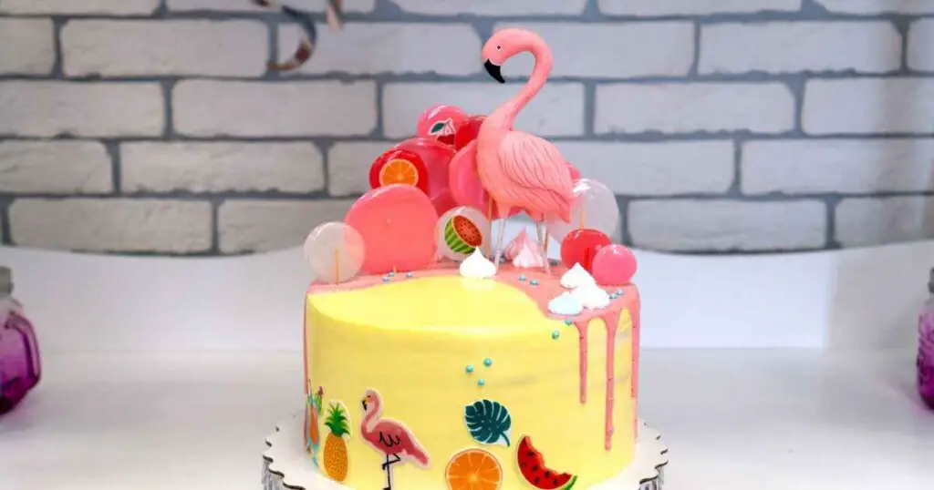 Flamingo Cake