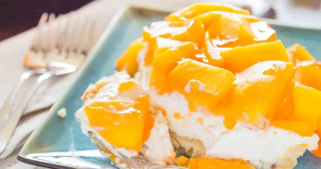 Hawaiian Mango Jello CheeseCake Recipe