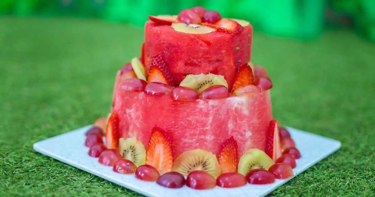 Watermelon Fruit cake
