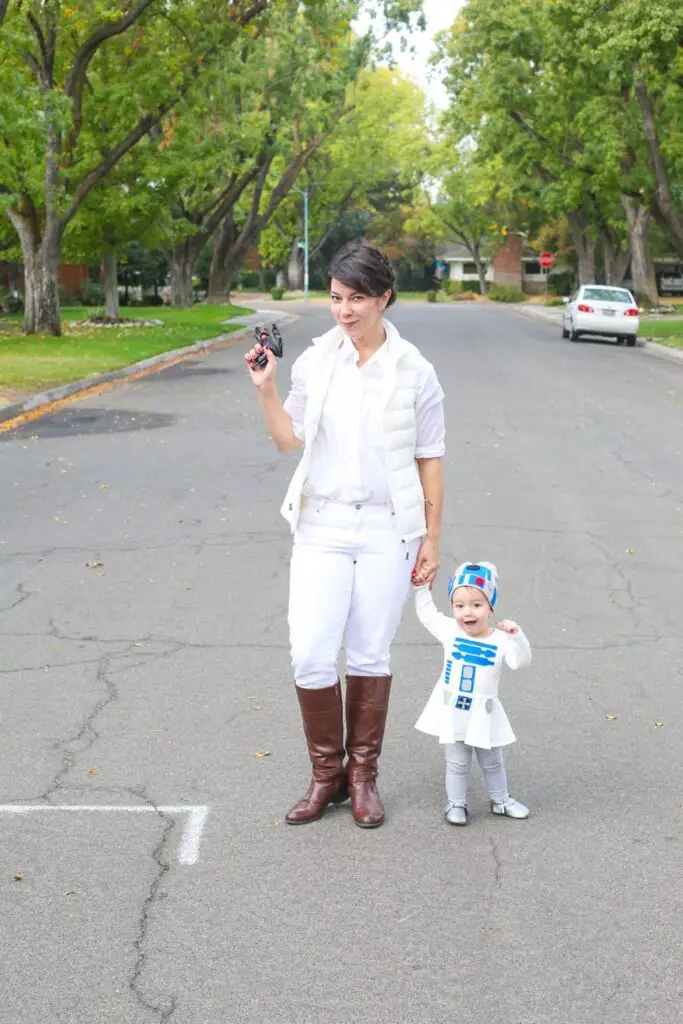 Princess Leia and R2-D2 Mother-Daughter Costume