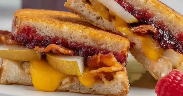 Bacon Pear and Raspberry Grilled Cheese Recipe