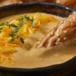 Beer Cheese Soup with Soft Pretzels…