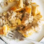 Biscuits and Gravy Egg Bake Recipe