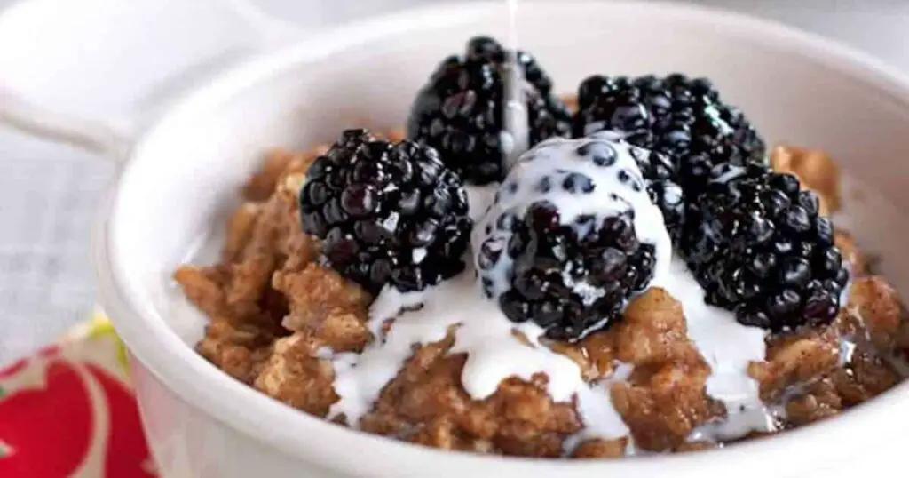 Blackberry Cream Honey Oats