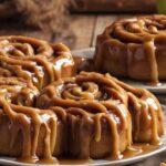 Caramel Rolls with Apples and Walnuts…