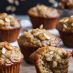 Caramelized Banana Oat Muffins recipe