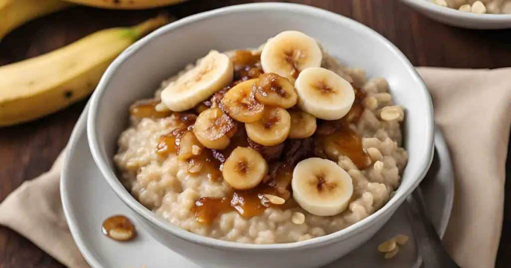 Caramelized Banana Oatmeal