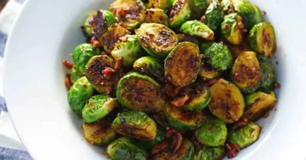 Caramelized Brussels Sprouts Maple Orange Glaze