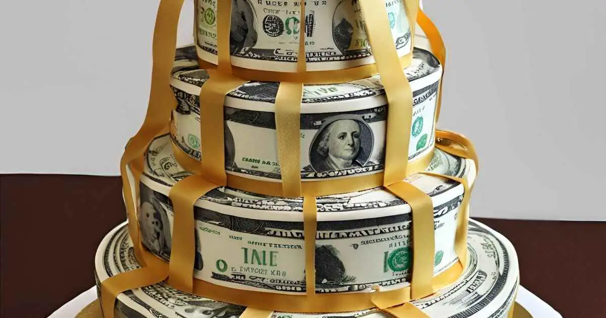 how to make 3 tier money cake