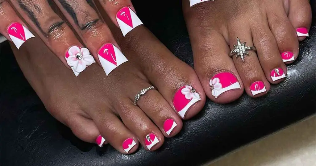 Baddie toe nails